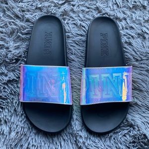 PINK Victoria Secret Holographic Slides